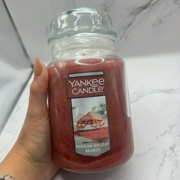 Yankee Candle Bundle of 2 Large 22oz Pumpkin Cinnamon Swirl Parisian Holiday - Picture 9 of 12